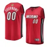 youth custom heat red 2023 nba finals jersey