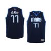 youth dallas mavericks luka doncic swingman navy earned edition jersey