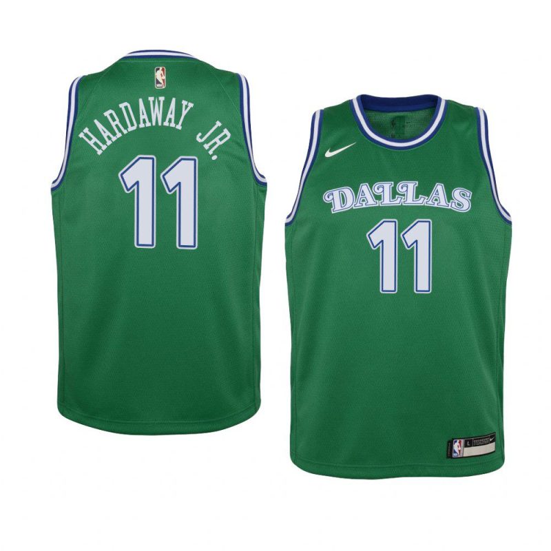 youth dallas mavericks tim hardaway jr. green hardwood classics jersey