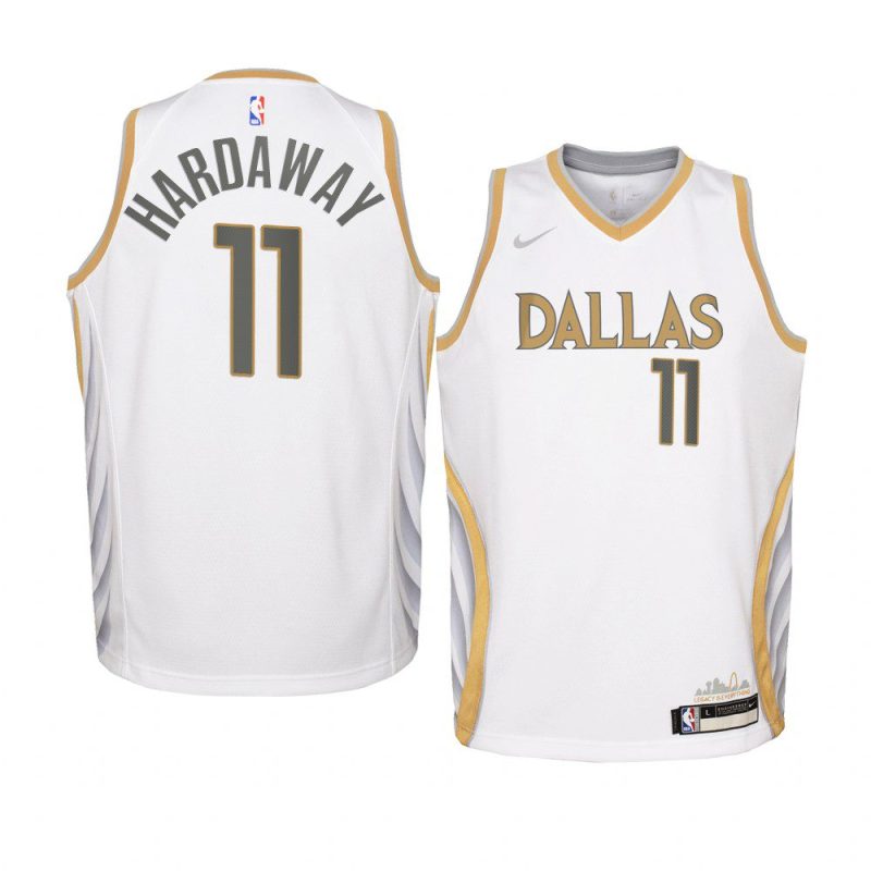 youth dallas mavericks tim hardaway jr. swingman white city edition jersey