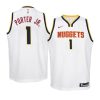 youth denver nuggets michael porter jr. white association edition jersey