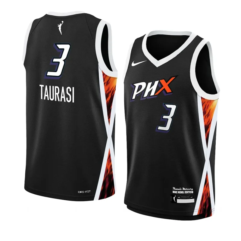 youth diana taurasi phoenix mercury black rebel edition jersey