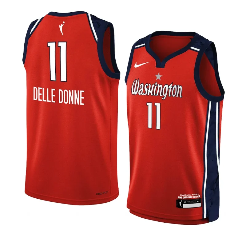 youth elena delle donne washington mystics red explorer edition jersey