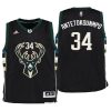 youth giannis antetokounmpo black jersey