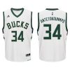 youth giannis antetokounmpo home white jersey