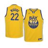 youth golden state warriors andrew wiggins jordan brand gold statement jersey