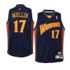 youth golden state warriors chris mullin retro navy hardwood classics jersey