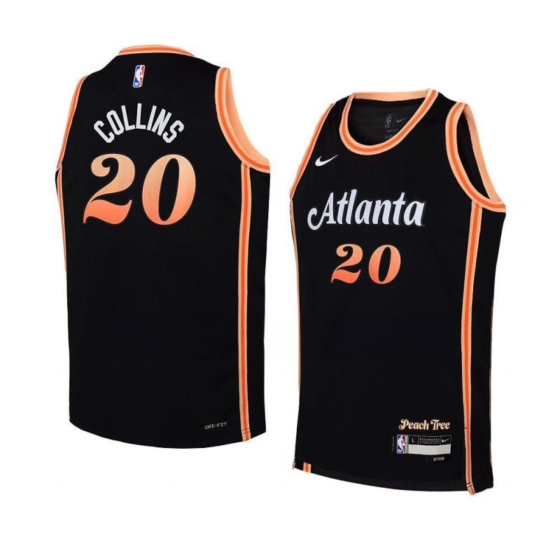 youth john collins hawks black city edition jersey 1