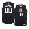 youth la clippers custom jumpman black statement jersey