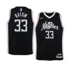 youth los angeles clippers nicolas batum black city jersey