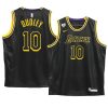 youth los angeles lakers jared dudley honor kobe gigi black mamba inspired city jersey