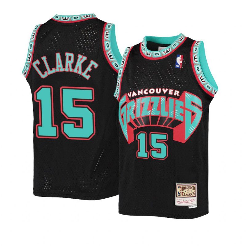 youth memphis grizzlies brandon clarke throwback black reload jersey