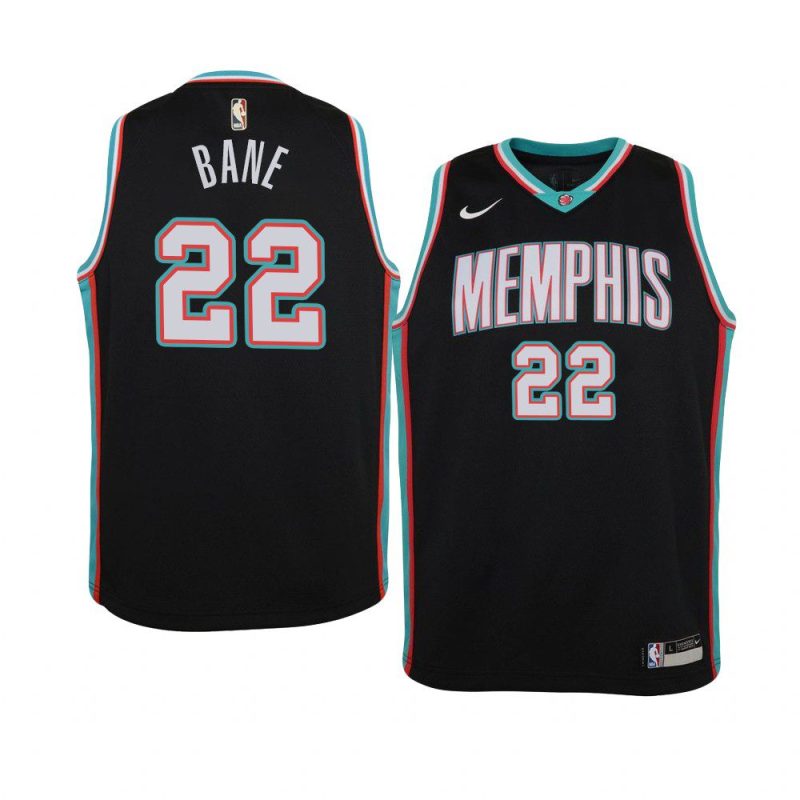 youth memphis grizzlies desmond bane black hardwood classics jersey