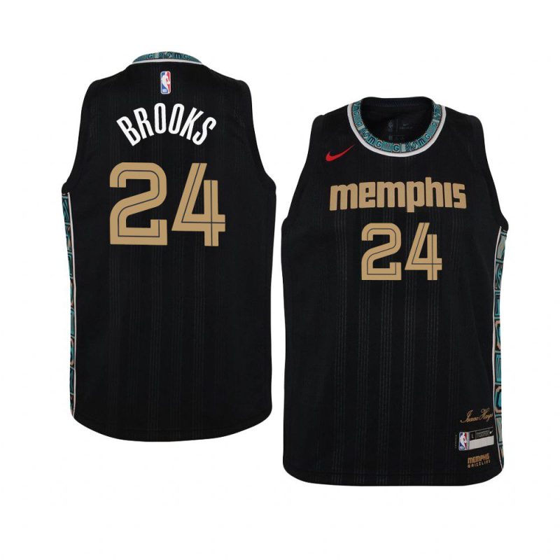 youth memphis grizzlies dillon brooks black city jersey