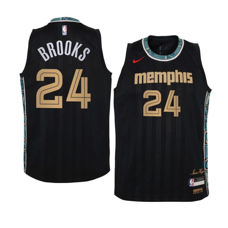 youth memphis grizzlies dillon brooks new uniform black city jersey