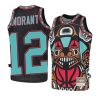 youth memphis grizzlies ja morant black big face 2.0 jersey