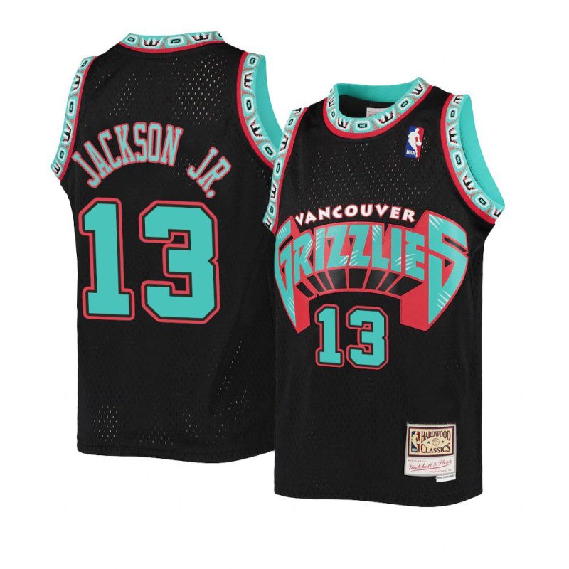 youth memphis grizzlies jaren jackson jr. throwback black reload jersey