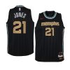 youth memphis grizzlies tyus jones new uniform black city jersey