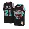 youth memphis grizzlies tyus jones throwback black reload jersey