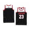 youth michael jordan bulls white black colour blocked jersey