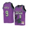 youth milwaukee bucks bobby portis hardwood classics purple reload jersey