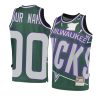 youth milwaukee bucks custom hardwood classics green big face 2.0 jersey