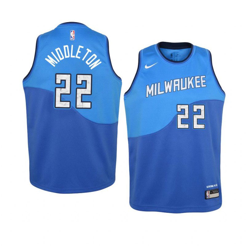 youth milwaukee bucks khris middleton royal city jersey