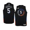 youth new york knicks immanuel quickley black city jersey