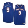 youth new york knicks r.j. barrett blue statement jersey