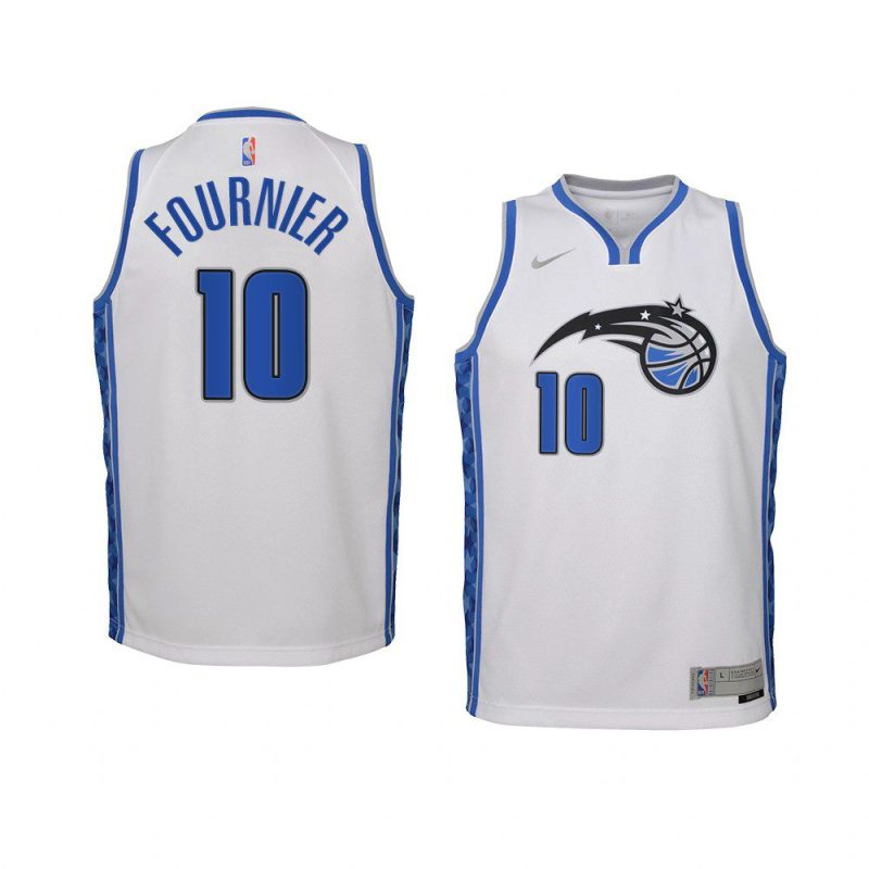 youth orlando magic evan fournier swingman white earned edition jersey