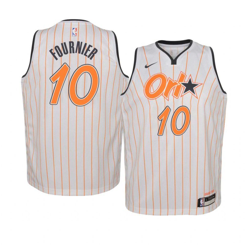 youth orlando magic evan fournier white city jersey