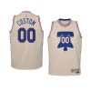 youth philadelphia 76ers custom swingman cream earned edition jersey