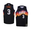 youth phoenix suns chris paul 2020 trade black city edition jersey