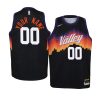 youth phoenix suns custom black city jersey