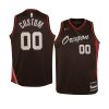 youth portland trail blazers custom oregon black city edition jersey