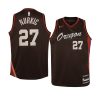 youth portland trail blazers jusuf nurkic oregon black city edition jersey