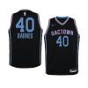 youth sacramento kings harrison barnes black city edition jersey