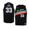 youth san antonio spurs tre jones black city jersey