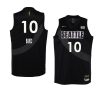 youth seattle storm sue bird black rebel edition jersey