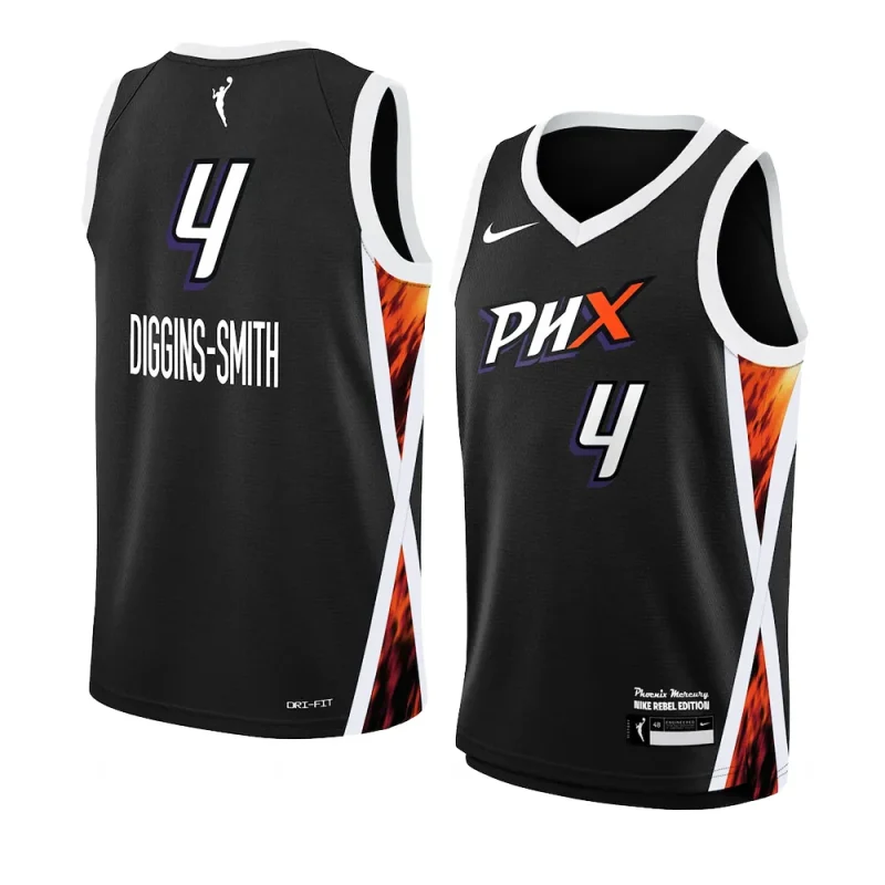 youth skylar diggins smith phoenix mercury black rebel edition jersey