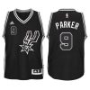 youth spur 9 tony parker black signature jersey