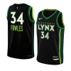 youth sylvia fowles minnesota lynx black explorer edition jersey