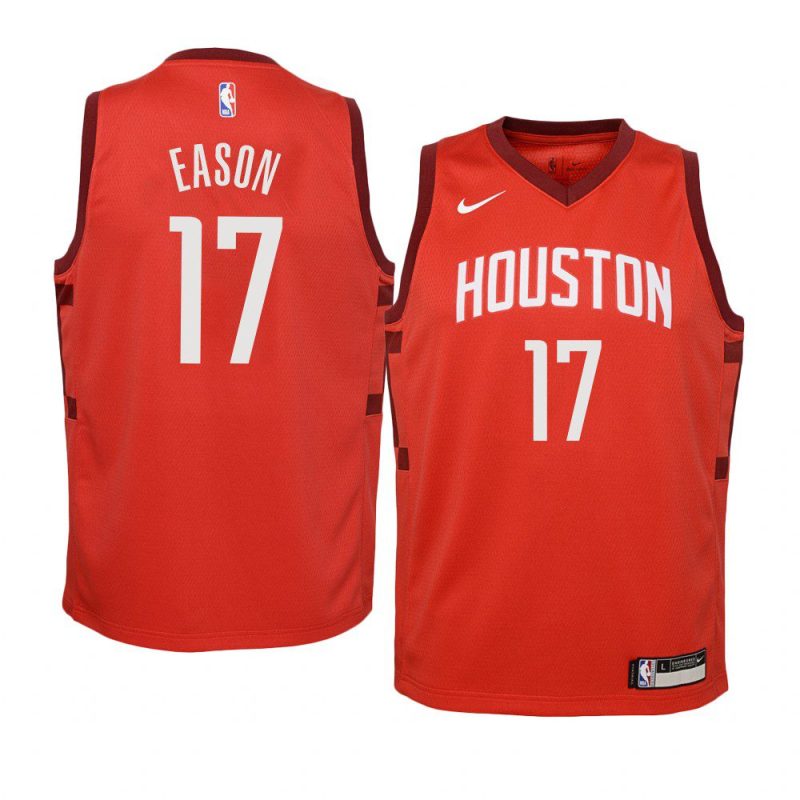 youth tari eason red earned edition rocketsjersey