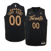 youth toronto raptors custom sun life patch black city jersey