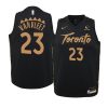 youth toronto raptors fred vanvleet sun life patch black city jersey