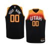 youth utah jazz custom black city jersey 0a