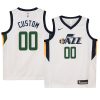 youth utah jazz custom white association edition jersey