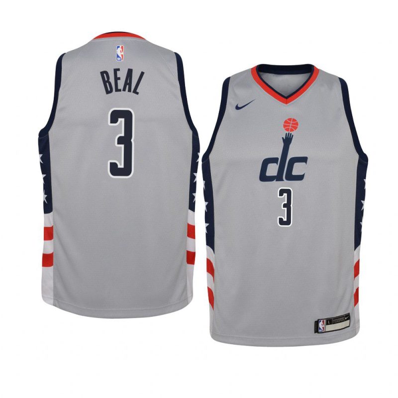 youth washington wizards bradley beal gray city jersey