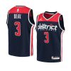 youth washington wizards bradley beal jumpman navy statement jersey