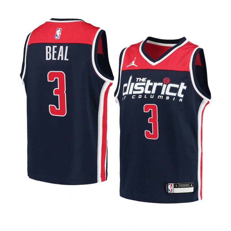 youth washington wizards bradley beal jumpman navy statement jersey